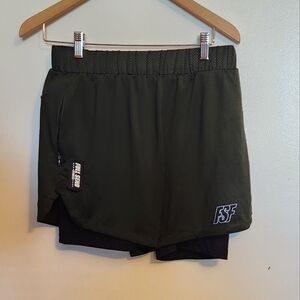 Full Send Fitness Green Shorts